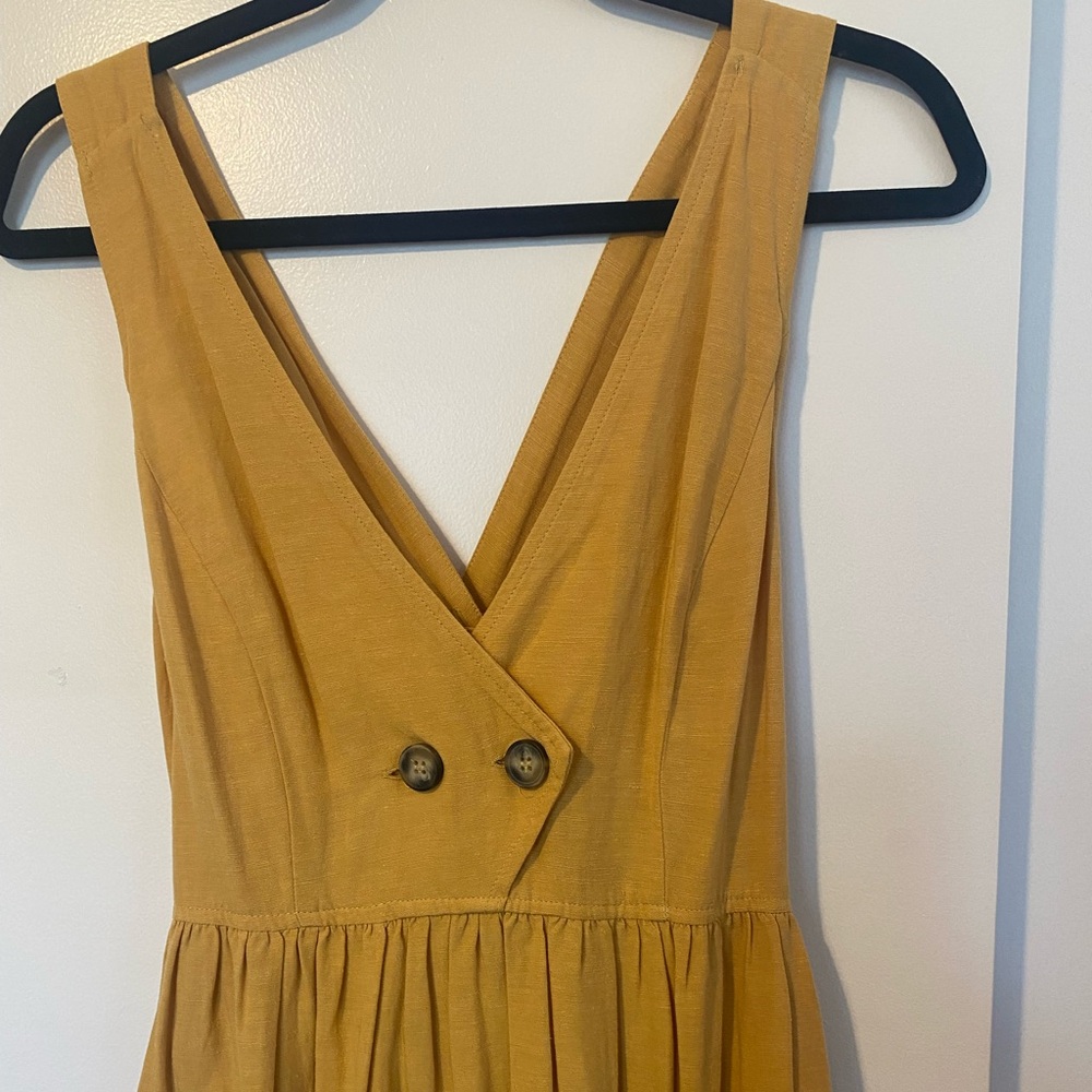 Zara Maxi Overall Dress